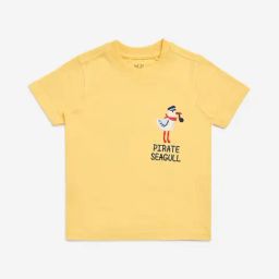 HOP Kids by Westside Yellow Graphic Design Cotton T-Shirt-image-67