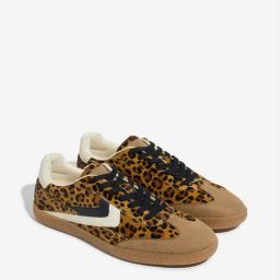 LUNA BLU by Westside Brown Animal Design Lace-Up Sneakers-image-25