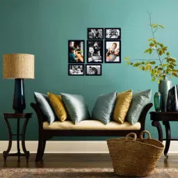 ecraftindia Memory Wall Collage Photo Frame - Set of 7 Photo Frames for 4 Photos of 4'x6', 3 Photos of 5'x7' image 2