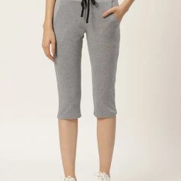 FEMEA Grey Cotton Print Capri-picture-47