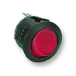 ARCOLECTRIC (BULGIN LIMITED) ROCKER SWITCH, DPST, RED ILLUM, R13244BNAA-picture-5