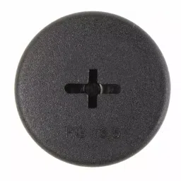 Alpha Wire Blanking Plug PG13.5 Plastic 25 mm Diameter Threaded, HPP13 BK080 (Pack of 10)-picture-14