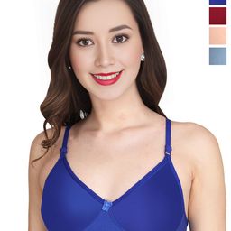 Liigne Women Pack Of 4 Everyday Non Padded Bra-picture-46