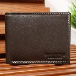 Teakwood Leathers Dark Brown Leather Bi-Fold Wallet-picture-12