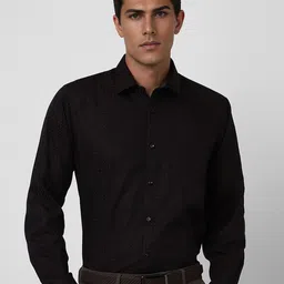 Van Heusen Men Regular Fit Spread Collar Floral Printed Cotton Formal Shirt-image-62