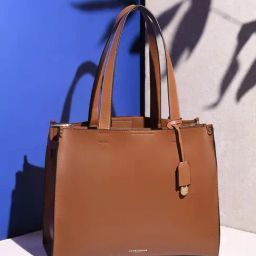 Accessorize London Brown Solid Tote Handbag-17