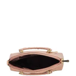 Mochi Pink Textured Medium Handbag image 4