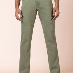AFLASH Men High-Rise Light Fade Jeans-image-75