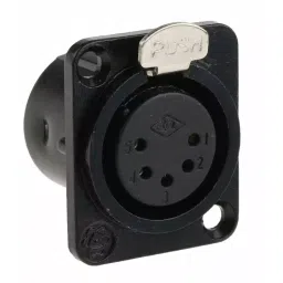 RS PRO Panel Mount XLR Connector Female 5 Way, 457932-picture-48