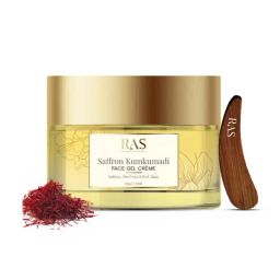 Ras Luxury Oils Saffron Kumkumadi Face Gel Creme with Aloe Vera & Red Algae - 50 gm-image-46