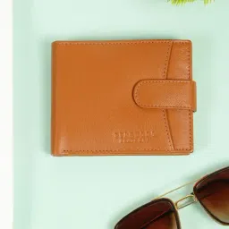 Teakwood Leathers Tan Leather Bi-Fold Wallet-picture-10