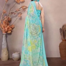 AMRUTKALA SAREES Block Print Saree image 2
