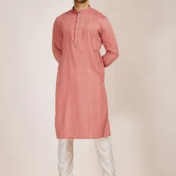 Manyavar Men Striped Kurta with Churidar-image-46