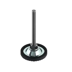 STEEL-SMITH Anti-Skid Leveling Pad Non-Swivel Dia M16 x Length 160 mm, SLPM-SM-60-16160-RP image 1