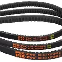 Pix AX98 Classical Section Raw Edge Cogged Belt (Length 2.49 m (98 Inch))-image-52