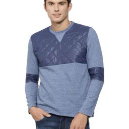 Campus Sutra Blue Full Sleeves Sweatshirt-image-36