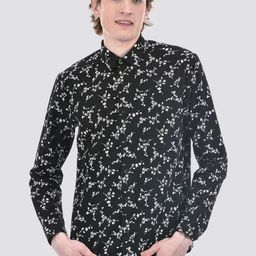 Numero Uno Men Floral Print Slim Shirt-image-27