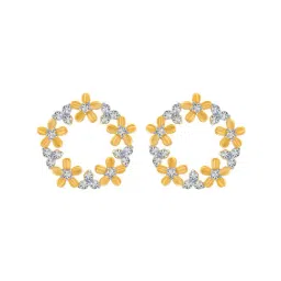 P.C. Chandra Jewellers 18 kt Gold & Diamond Earrings-picture-22