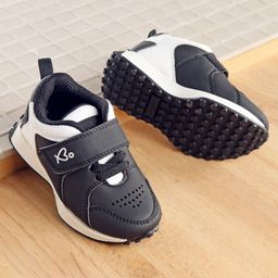 Babyoye Sneakers with Velcro Closure - Black-image-44