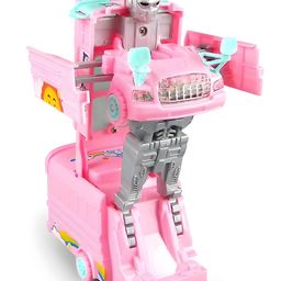 NEGOCIO Deformation School Bus Simulation Electric Transformation Superb Bus Model With Light Educational Toys- Pack of 1- Color May Vary-28