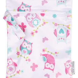 POLKA TOTS Waterproof & Reusable Wet Dry Baby Diaper Bag with Zipper for Travel (Pack of 2), Beach, Pool, Dirty Gym Clothes, Wet Swimsuits, Toiletries (30 x 40 cm, Flamingo & Owl Design)-picture-46