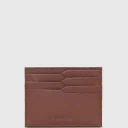 SENNES Unisex Textured Leather Card Holder-16
