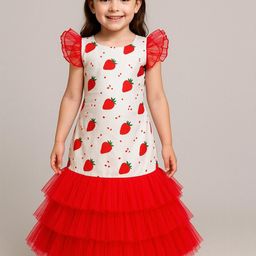 My Lil Princess Embellished Puff Sleeve Satin A-Line Maxi Dress-picture-18