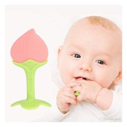 Enorme Silicone Peach Shape Teether - Multicolour image 3