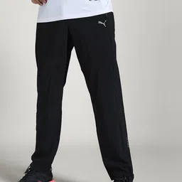 Puma M Run Men Brand Logo Printed Tapered Breathable Running Pants-image-65