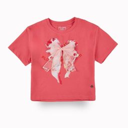 Gini and Jony Girls Printed Applique Cotton Crop Top-4