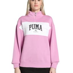Puma Pink Cotton Printed Hoodie-image-130