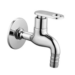 Jabra Nozzle Bib Cock Prime Series Brass Chrome Finish Wall Mount Silver-image-83