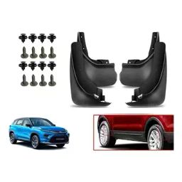Auto Pearl Front and Rear Mud Guard For Toyota NA (Black) Set of 4 Pcs-29