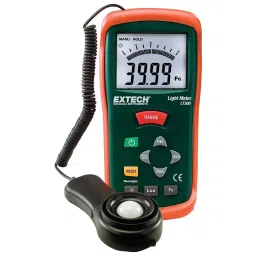 EXTECH INSTRUMENTS Light Meter, 400000 Lx, 5%, LT300-20