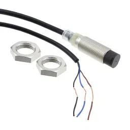 Omron E2B NPN-NC, 3-Wire Cable Leads Industrial Transducers Proximity Sensors, E2B-M12KN08-WP-C2 2m-24