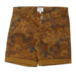 Pepe Jeans Kids Olive Printed Shorts-image-9