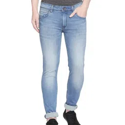 Basics Blue Super Skinny Fit Low Rise Jeans-image-58