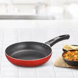 JUDGE Black & Red Aluminium 26 cm Non-Stick Fry Pan - Set of 1-3