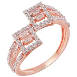 Malabar Gold and Diamonds 18K (750) BIS Hallmark Rose Gold Ring for Women-picture-21