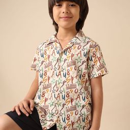 U.S. Polo Assn. Kids Boys Floral Printed Cotton Casual Shirt-picture-37