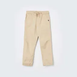 Fame Forever by Lifestyle Boys Beige Cotton Solid Full Sleeves Woven Joggers-picture-41