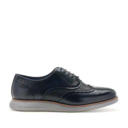 U.S. Polo Assn. Men's Navy Brogue Shoes-image-5