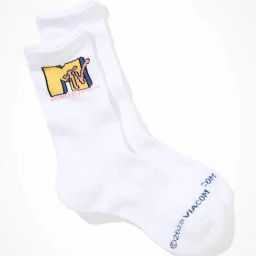 American Eagle Outfitters White Regular Fit Printed Socks-picture-40