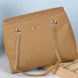 Metro Brown Solid Large Shoulder Handbag-image-86