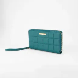 Forever Glam Forest Green Zip Around Wallet-image-97