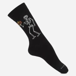 American Eagle Outfitters Black Regular Fit Printed Socks-image-72