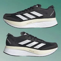 Adidas Men's Adizero Boston 11 Black Running Shoes-image-69