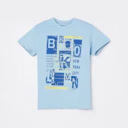 Fame Forever by Lifestyle Boys Blue Regular Fit T-Shirt-picture-43