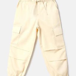 United Colors of Benetton Girls Cream Pants-image-67