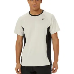 Asics Grey Regular Fit Colour Block Sports T-Shirt-image-68